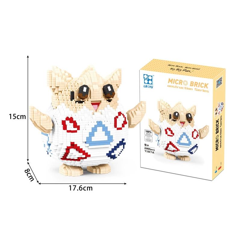 Non-Toxic Pokemon Action Figures Building Blocks Nano Micro Blocks Cartoon Anime Figure Kids Toys Mini Bricks