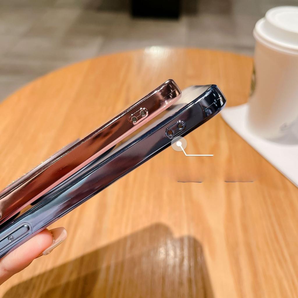 Подходит для iPhone17proMax Инкрустированный бриллиантами и с защитой от протечек Магнитный чехол для телефона Apple 16 Гальванизированный противоударный защитный чехол 15