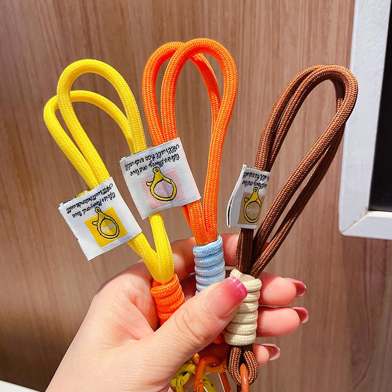 Yogodlns Colorful Nylon Rope Handbag Pendant With Carabiner Buckle Clips Bags Accessories Spare Parts for Bags