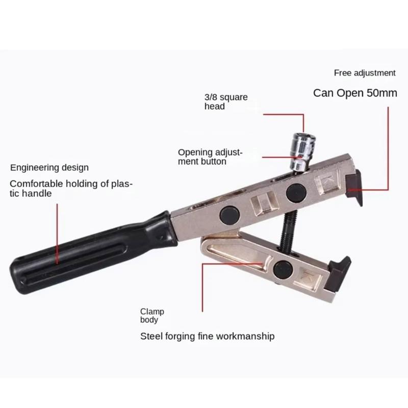 Heavy Duty CV Boot Clamp Pliers 3/8inch for Quick and Secure Removal of Automotive Dust Covers Efficient Car Maintenance