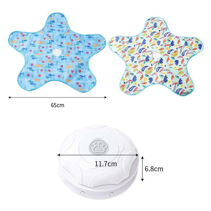 Electric Interactive Cat Play Mat Simulated Moving Prey Auto Modes Soft Plush Surface Toy for Indoor Cats Kittens