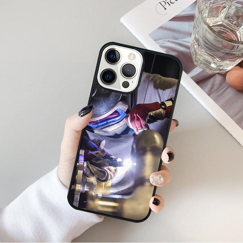 Чехол для телефона Сварщик Сварка Горячий Металл Рабочий Для iPhone 17 Air 16 15 14 Max Plus 11 12 13 Pro Max Чехол для телефона coque
