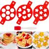 1Pcs Nonstick Pancake Molds Ring Silicone Fried Egg Mould Reusable Pancake Maker Egg Ring Kitchen Cooking Baking Tools