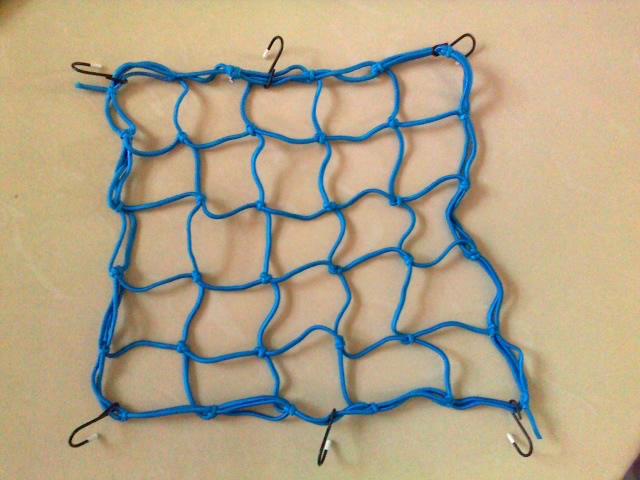 Универсальная мотоциклетная сетка с 6 крючками, сетка для багажа, велосипедная удерживающая топливный бак, сетчатая сетка для багажа, банджи, черный шлем, велосипедный бак, автомобильный Стайлинг