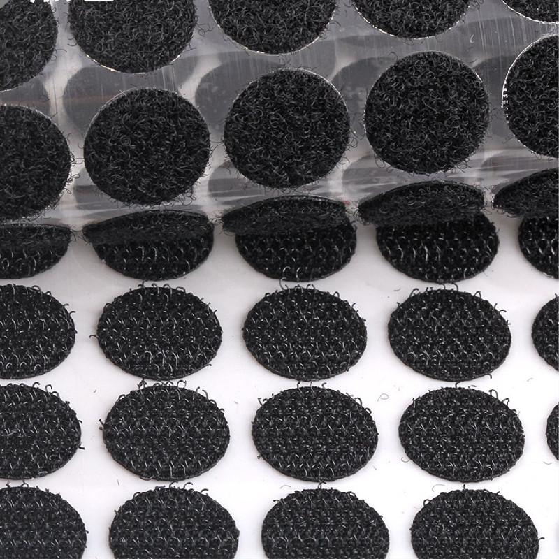 Самоклеящаяся лента в горошек, самоклеящаяся лента на липучке, сильный клей, волшебная наклейка, фиксированный крючок, петля