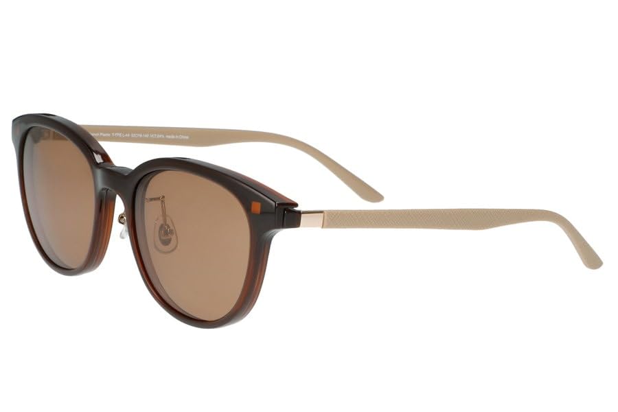 Очки Zoff NIGHT DAY UV Рецептурные Можно носить поверх обычных Линз для проверки зрения dtk Бостонский стиль 2-сторонние (коричневый) & (Поляризованный) Солнцезащитные очки,