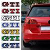YKPSC1 Metal GTI Logo Car Rear Trunk Emblem Stickers Decals for Volkswagen VW Golf 5 6 7 Polo Jetta Tiguan Passat B5 GTD GTE MK8 Touran