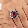 Pink Rubellite Gemstone 925 Sterling Silver Jewelry Handcrafted Ring For Women RR-49-1