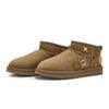 UGG КЛАССИЧЕСКИЕ УЛЬТРА МИНИ Короткие женские зимние ботинки Цвет: Каштаново-коричневый 1116109-CHE(Команда80-)
