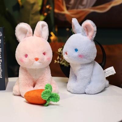 Кукла-симуляция кролика, талисман года кролика, кукла для мальчика и девочки, подарок, тряпичная кукла, плюшевая игрушка
