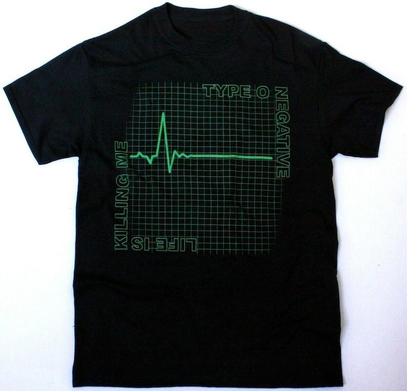 Rare Type O Negative Life Is Killing Me Black Shirt HZ5