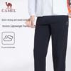 Camel Мужские тканые спортивные брюки прямого кроя, быстросохнущие, эластичные