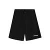SS22 Wade Series Letter Print Drawstring Solid Shorts Men Bottoms Black AKSS421-1
