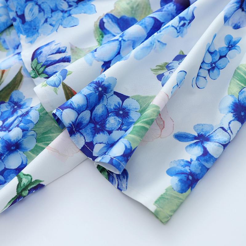 Summer Fashion Elegant Sexy Mini Dress Women Retro Print Floral Flower V Neck Party Dresses France Chic New Design Vintage Aesthetic Clothes