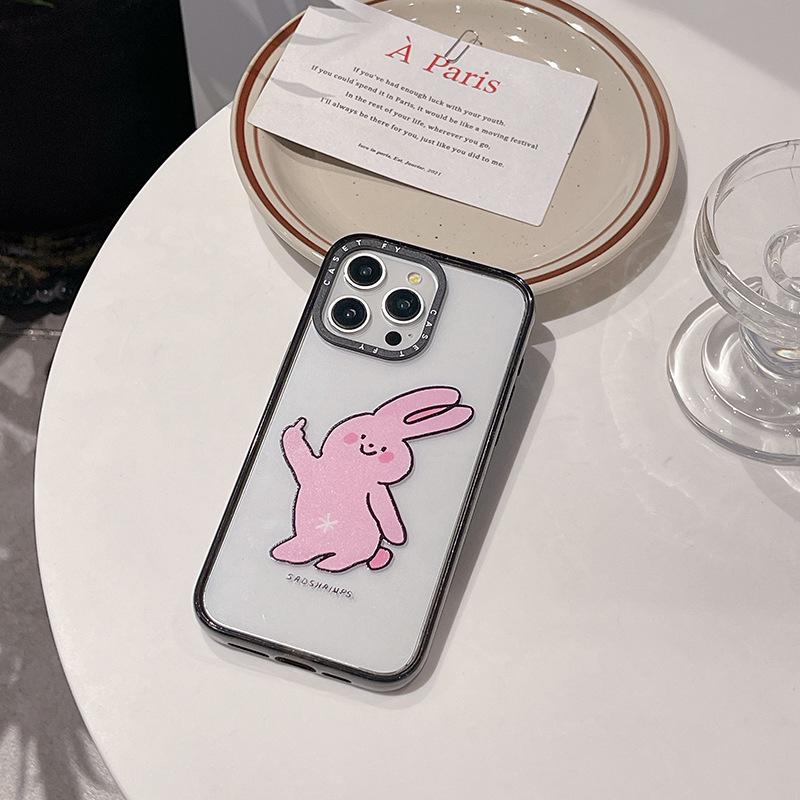 Высококачественный чехол для iPhone с изображением динозавра на среднем пальце для iPhone 12, 13, 14 Pro, 15 Pro Max — модный, прочный, устойчивый к падениям