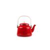 Эмалированный чайник для кофе с травами, чая, 3,5 литра, с верхней ручкой, красный, винтажный