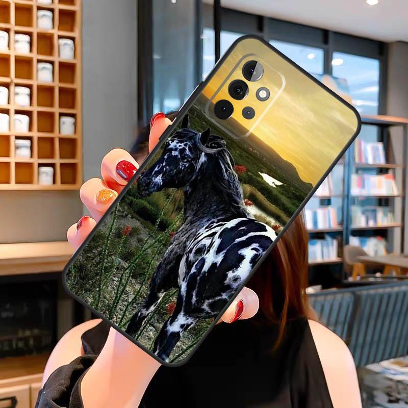 Чехол с лошадью для Samsung Galaxy A14 A34 A54 A13 A33 A53 A73 A52S A51 A71 A12 A22 A32 A42 A52