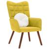 VidaXL Yellow Velvet Recliner Chair, Chair, Living Room Chair, Recliner Armchair, Chaise Lounge, Lounge Seat, Chair In 4016817
