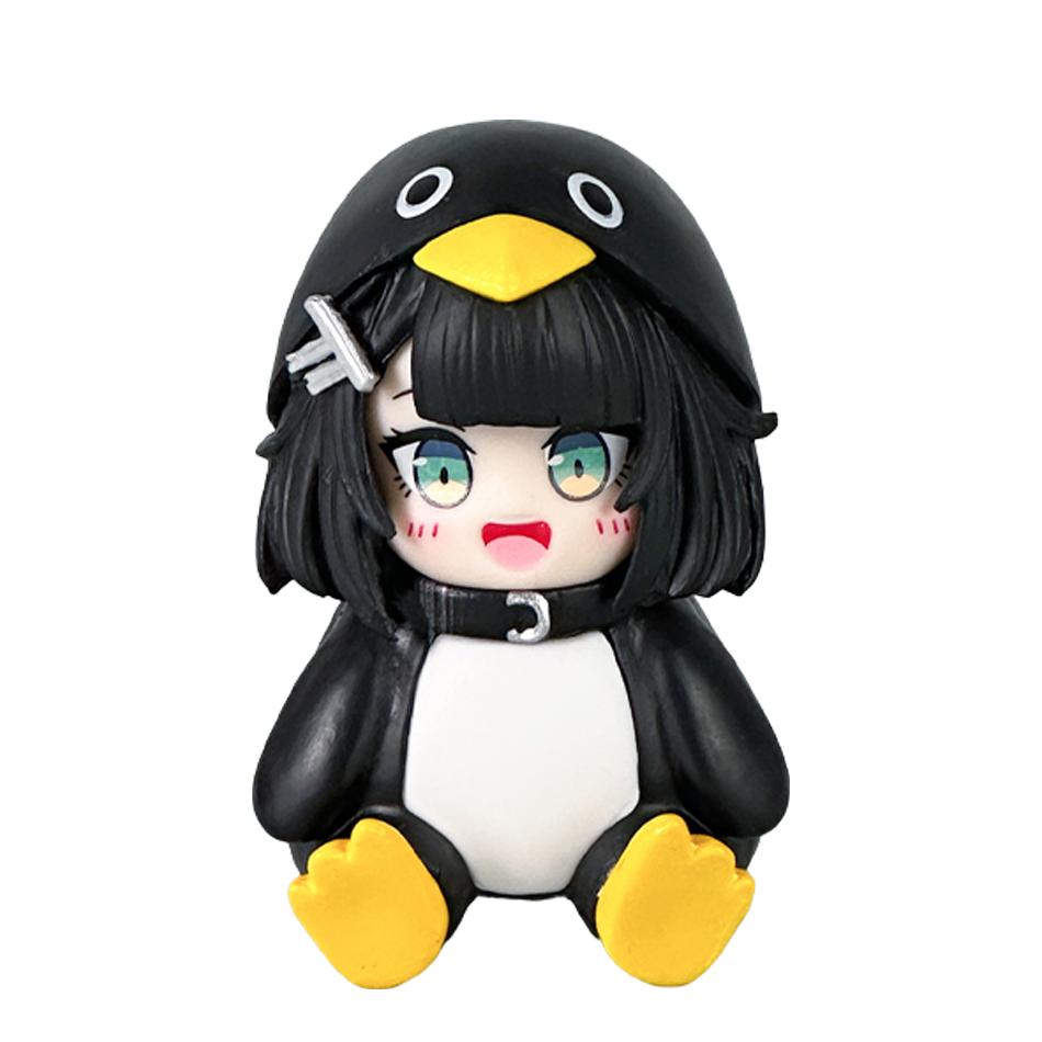 Arknights Endfield Фигурки Pengmin Маленький Косплей Модель Pengmin Коллекция Аниме Настольный Дисплей