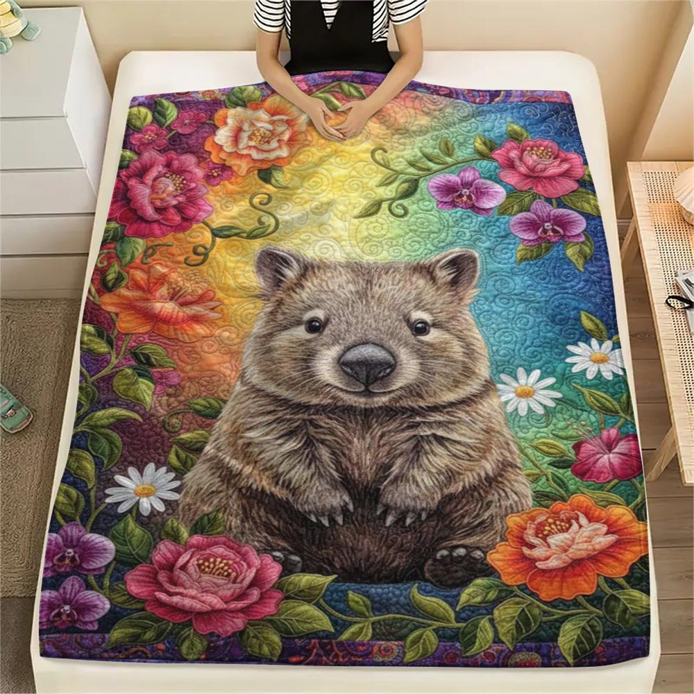 1 шт. Фланелевое одеяло с богемным принтом, Высококачественное, Удобное для всех сезонов, Декор для дома, Тепло и комфорт