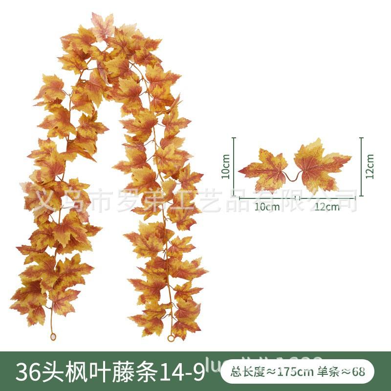 Artificial Maple Vine Decor Festival Thanksgiving Halloween Wedding Home Photography