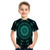 Baby Boy Cartoon Casual T-shirt Girl Abstract Fashion T-shirt Summer Short-sleeved O-neck T-shirt