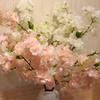 Bouquet 4 Branches Silk Table Artificial Sakura Fake Flower Home Decoration Cherry Blossom