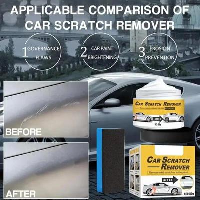 Набор для удаления царапин с помощью полироли для автомобиля Car Wax Polish Scratch Remover. Полировальный состав для удаления царапин с автомобилей. Действует как средство для удаления царапин, так и очиститель для автомобильного воска.