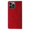 Samsung Galaxy S23+ Magnetic Strap Wallet Case with Stand & Lanyard - Red Cover
