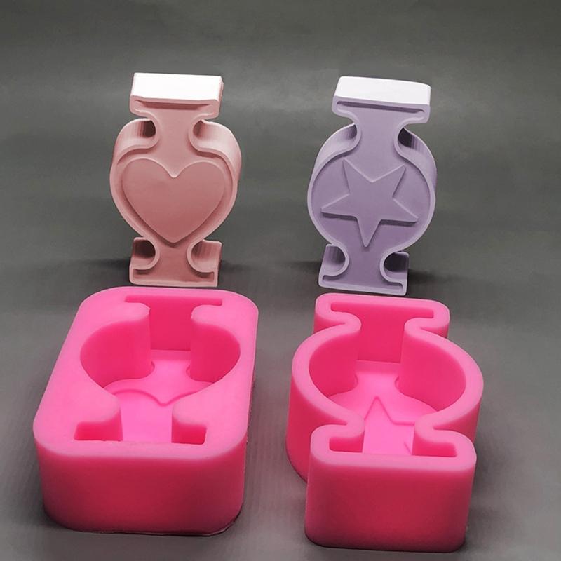 3D Цветок Сердце Силиконовые Формы Мыла Формы Украшения Торта Сахар Шоколад Помадка Формы DIY Инструменты Для Изготовления