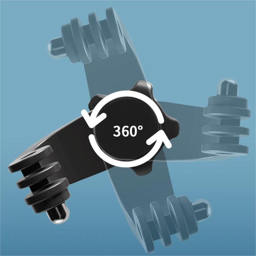 11/10/9/8 Action Camera Accessories Motorcycle Helmet Vertical Bracket Adapter Chin Mount Holder