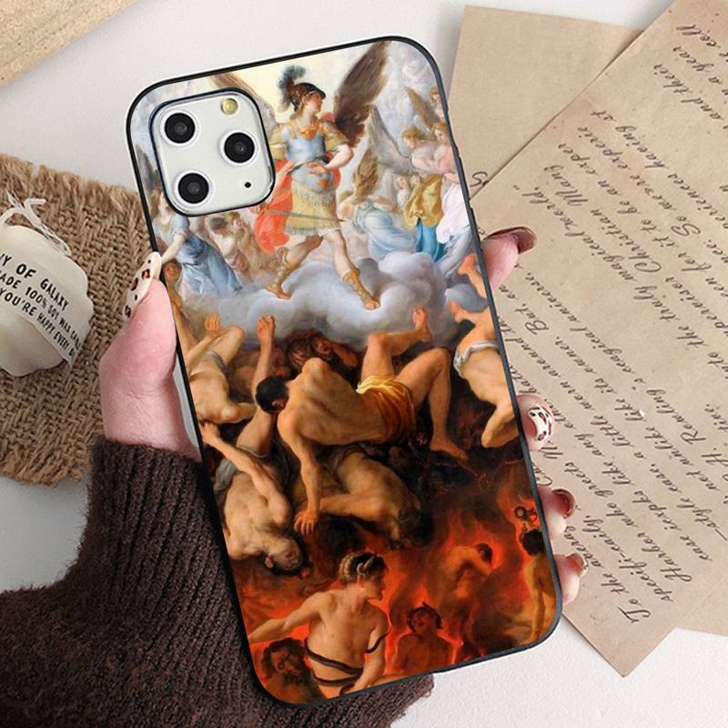 Чехол для телефона MaiYaCa Renaissance art Painting для iPhone 13 11 12 pro XS MAX 8 7 6 6S Plus X 5S SE 2020 XR