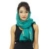 Женская одежда из шифоновой смеси Dupatta Neck Wrap Длинные палантины Индийские шарфы Chunni