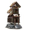 MOC Vikingская деревня Расширение Сарай для хранения Строительные блоки Модель Средневековый сарай для хранения Архитектура Кирпичи Собираемые игрушки Детские подарки
