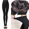 Women Leggings Solid Color High Waist Push Up Plus Velvet Pants Women Warm Trousers