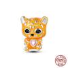 Original Owl Beads 100% 925 Silver Lucky Cat Elephant Charms Fit Original 925 Bracelet DIY Jewelry Making Women's Gift
