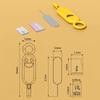 With Protector Holder SIM Card Removal Needle Pin 2 IN 1 Tray Ejector Needle Opener