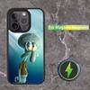 Чехол для телефона Сквидвард Щупальца для iPhone 16,15,14,13,12,11,Pro,Max,Plus,Mini,SE Магнитная беспроводная зарядка Magsafe