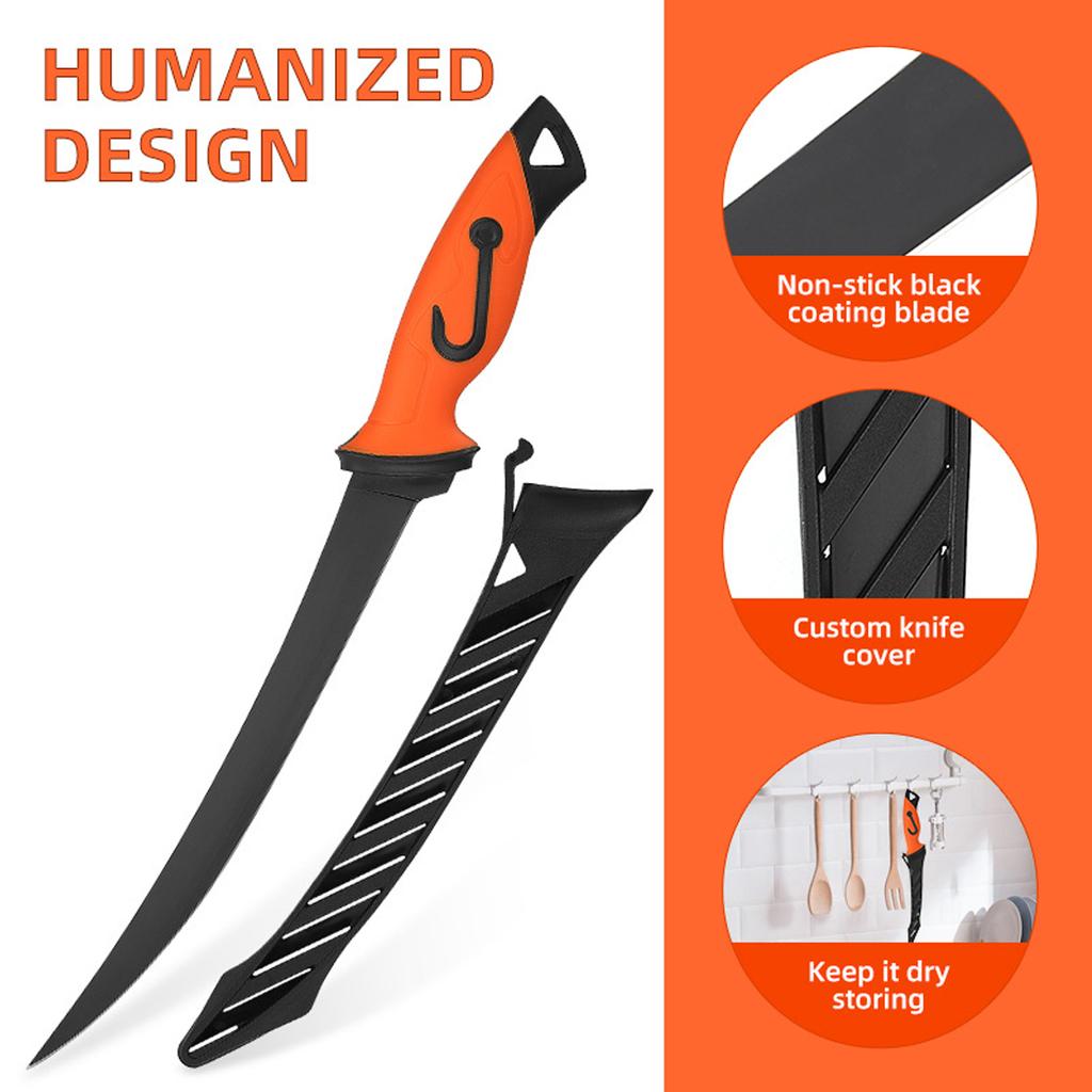 Набор из 5 рыболовных инструментов, захват для рыбы, нож для разделки рыбы, плоскогубцы, ножницы для рыбалки