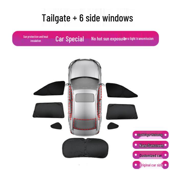 BYD Yuan UP Солнцезащитные шторки для окон автомобиля – Полное затемнение, Теплоизоляция, Защита от солнца