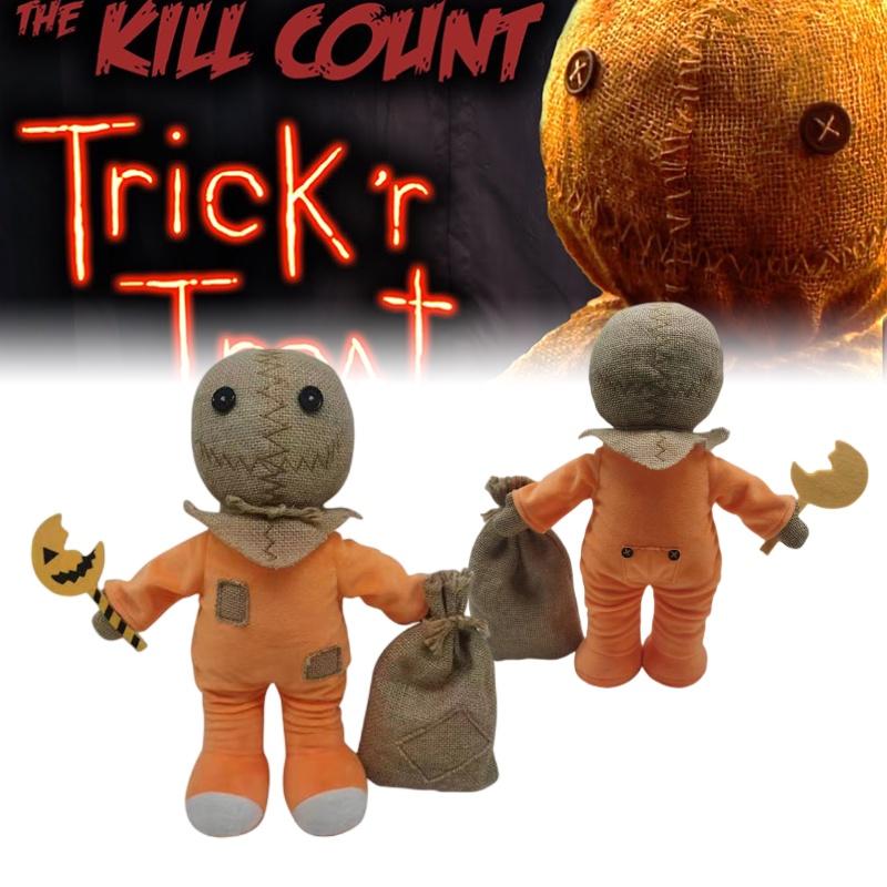Плюшевая игрушка Сэм Trick Treat Человек-тыква на Хэллоуин Кукла из фильма