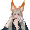 Готический стиль Повязка на голову с ушками животных Мягкий и удобный обруч для волос Лисий обруч для волос Пушистый костюм для вечеринки для косплей-вечеринок