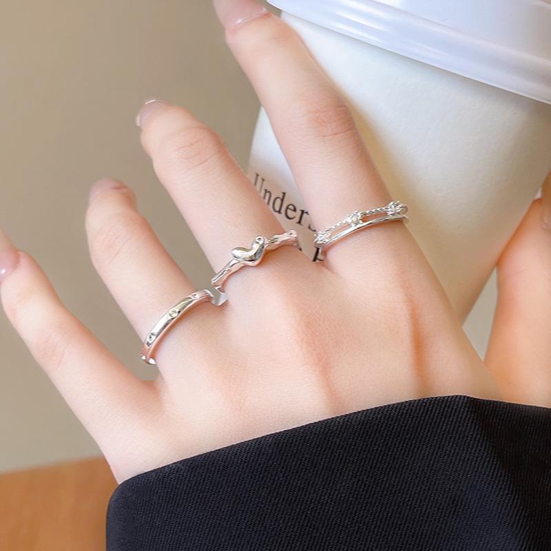 Элегантное кольцо с персиковым сердцем из циркона, многофункциональное, стильный дизайн для указательного пальца