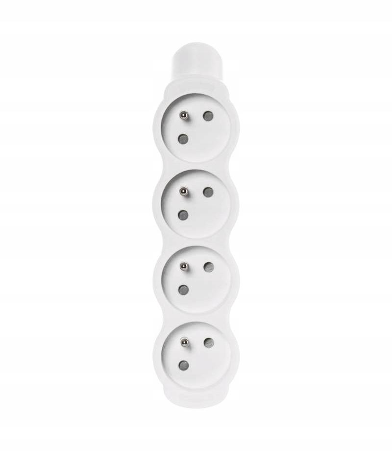 Extension Strip with 4 Sockets, Earthed