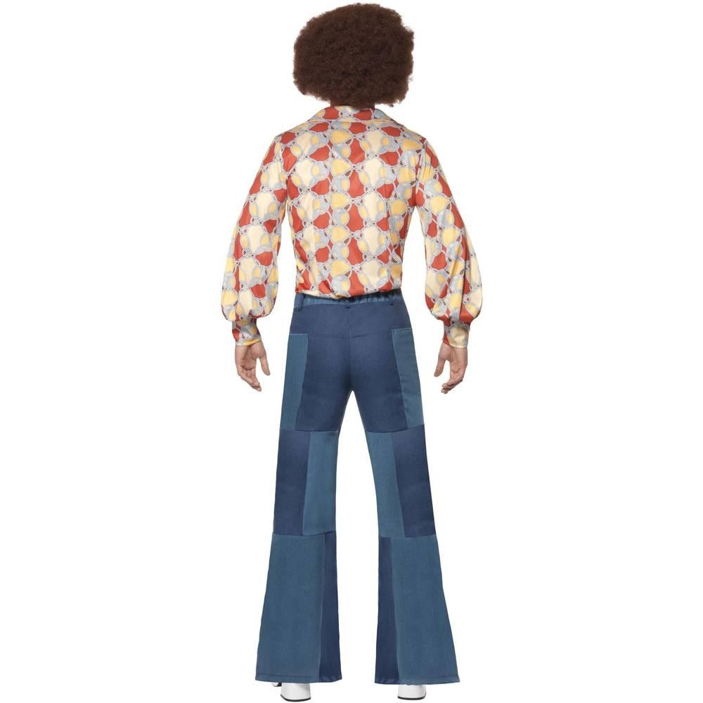 Smiffys Mens 70s Deluxe Flared Trousers