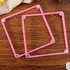 2 Pcs/set Cake Stencil Spray Mold Fixing Frames Decoration Printing Die Fondant Pennies Cookies Candy DIY Baking Tools