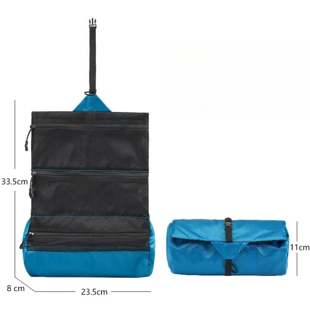 Travel Waterproof Toileting Bag for Men, Camping Storage for Business Trips, Foldable Portable Bag, Toileting Set