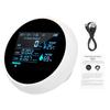 2CO16TB 6 In 1 Multifunctional Air Quality Monitor, Portable Formaldehyde Detector Professional Air