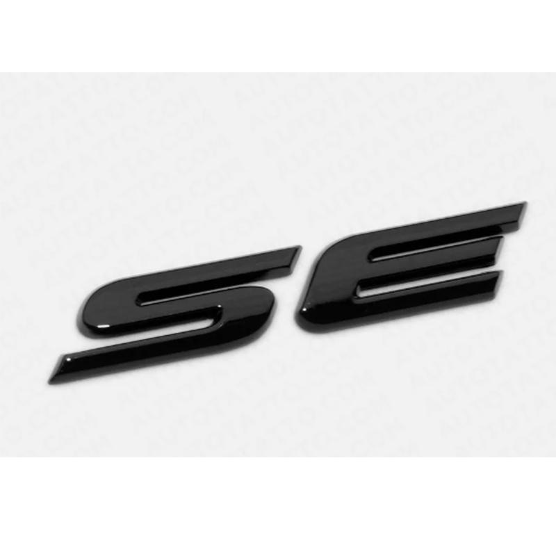 gycsn9 New Style 3D ABS For Fusion SE Chrome Gloss Black Emblem Badge Nameplate Decal