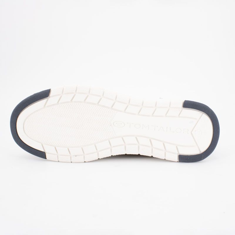 TOM TAILOR Men's Stone Beige Lace-Up Low-Top Sneakers